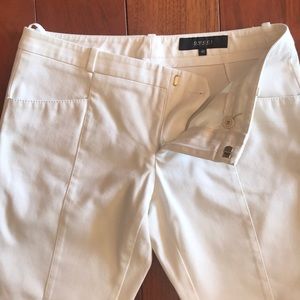 Gucci❤️White Cropped Pants w Zippers IT:40 US:4/6